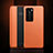 Huawei P40用手帳型 レザーケース スタンド カバー T22 ファーウェイ オレンジ