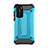 Huawei P40用ハイブリットバンパーケース プラスチック 兼シリコーン カバー N01 ファーウェイ ブルー