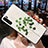 Huawei P40 Lite 5G用ハイブリットバンパーケース プラスチック 鏡面 花 カバー ファーウェイ グリーン