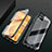 Huawei P40 Lite用ケース 高級感 手触り良い アルミメタル 製の金属製 360度 フルカバーバンパー 鏡面 カバー M02 ファーウェイ ブラック