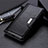 Huawei P40 Lite用手帳型 レザーケース スタンド カバー L09 ファーウェイ ブラック