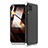 Huawei P40 Lite用ハードケース プラスチック 質感もマット 前面と背面 360度 フルカバー ファーウェイ シルバー・ブラック