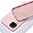 Huawei P40 Lite用360度 フルカバー極薄ソフトケース シリコンケース 耐衝撃 全面保護 バンパー C01 ファーウェイ ピンク