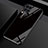 Huawei P40 Lite用ハイブリットバンパーケース プラスチック 鏡面 虹 グラデーション 勾配色 カバー H01 ファーウェイ ブラック