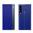 Huawei P40 Lite E用手帳型 レザーケース スタンド カバー QH1 ファーウェイ ネイビー