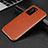 Huawei P40 Pro用ケース 高級感 手触り良い アルミメタル 製の金属製 カバー T04 ファーウェイ オレンジ