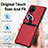 Huawei P60 Pocket用ハイブリットバンパーケース 高級感 手触り良いレザー柄 兼プラスチック SD8 ファーウェイ 
