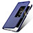 Huawei P8用手帳型 レザーケース スタンド L01 ファーウェイ ネイビー