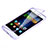 Huawei P8 Lite用ソフトケース フルカバー クリア透明 ファーウェイ パープル