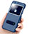 Huawei P9 Lite Mini用手帳型 レザーケース スタンド L01 ファーウェイ ネイビー