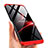Huawei Y6s用ハードケース プラスチック 質感もマット 前面と背面 360度 フルカバー ファーウェイ ブラック