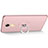 Huawei Y7 Prime用ハードケース プラスチック 質感もマット アンド指輪 ファーウェイ ピンク