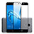 Huawei Y7 Prime用アンチグレア ブルーライト 強化ガラス 液晶保護フィルム ファーウェイ ネイビー