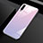 Huawei Y9s用ハイブリットバンパーケース プラスチック 鏡面 虹 グラデーション 勾配色 カバー ファーウェイ ピンク