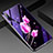 Huawei Y9s用ハイブリットバンパーケース プラスチック 鏡面 花 カバー ファーウェイ ローズレッド