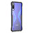 Huawei Y9s用ハイブリットバンパーケース クリア透明 プラスチック 鏡面 カバー M01 ファーウェイ ブラック
