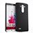 LG G3用ハードケース プラスチック 質感もマット LG ブラック