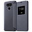 LG G6用手帳型 レザーケース スタンド L01 LG ブラック