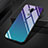 LG G7用ハイブリットバンパーケース プラスチック 鏡面 虹 グラデーション 勾配色 カバー LG 