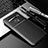 LG K61用シリコンケース ソフトタッチラバー ツイル カバー LG ブラック