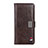 LG K92 5G用手帳型 レザーケース スタンド カバー L03 LG ブラウン