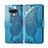 LG Stylo 6用手帳型 レザーケース スタンド カバー L01 LG ブルー