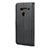 LG V50 ThinQ 5G用手帳型 レザーケース スタンド LG ブラック