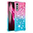 LG Velvet 5G用シリコンケース ソフトタッチラバー ブリンブリン カバー S02 LG ピンク