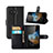 Microsoft Lumia 550用手帳型 レザーケース スタンド Microsoft ブラック