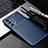 Motorola Moto Edge 20 Pro 5G用シリコンケース ソフトタッチラバー ツイル カバー モトローラ ネイビー