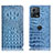 Motorola Moto Edge 30 Fusion 5G用手帳型 レザーケース スタンド カバー H01P モトローラ ブルー