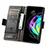 Motorola Moto Edge Lite 5G用手帳型 レザーケース スタンド カバー S02D モトローラ 