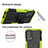 Motorola Moto Edge S Pro 5G用ハイブリットバンパーケース スタンド プラスチック 兼シリコーン カバー A01 モトローラ 