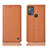 Motorola Moto G50用手帳型 レザーケース スタンド カバー H10P モトローラ オレンジ