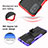 Motorola MOTO G52用ハイブリットバンパーケース スタンド プラスチック 兼シリコーン カバー A01 モトローラ 