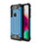 Motorola Moto G8 Play用ハイブリットバンパーケース プラスチック 兼シリコーン カバー モトローラ ブルー