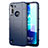 Motorola Moto G8 Power Lite用360度 フルカバー極薄ソフトケース シリコンケース 耐衝撃 全面保護 バンパー モトローラ ネイビー
