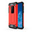 Motorola Moto One Zoom用ハイブリットバンパーケース プラスチック 兼シリコーン カバー モトローラ レッド