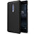 Nokia 5用ハードケース プラスチック 質感もマット ノキア ブラック