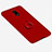 Nokia 6用ハードケース プラスチック 質感もマット アンド指輪 ノキア レッド