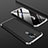 Nokia 7.1 Plus用ハードケース プラスチック 質感もマット 前面と背面 360度 フルカバー ノキア シルバー