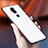 Nokia 7.1 Plus用ハイブリットバンパーケース プラスチック 鏡面 虹 グラデーション 勾配色 カバー ノキア ホワイト