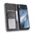 Nokia 7.3用手帳型 レザーケース スタンド カバー BY4 ノキア 