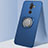 Nokia 7 Plus用極薄ソフトケース シリコンケース 耐衝撃 全面保護 アンド指輪 マグネット式 バンパー A02 ノキア 