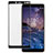 Nokia 7 Plus用強化ガラス フル液晶保護フィルム ノキア ブラック