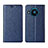 Nokia 8.3 5G用手帳型 レザーケース スタンド カバー L02 ノキア ネイビー