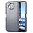 Nokia 8.3 5G用360度 フルカバー極薄ソフトケース シリコンケース 耐衝撃 全面保護 バンパー ノキア グレー