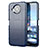 Nokia 8.3 5G用360度 フルカバー極薄ソフトケース シリコンケース 耐衝撃 全面保護 バンパー ノキア ネイビー