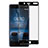 Nokia 8用強化ガラス フル液晶保護フィルム F03 ノキア ブラック