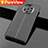 Nokia 9 PureView用シリコンケース ソフトタッチラバー レザー柄 ノキア ブラック